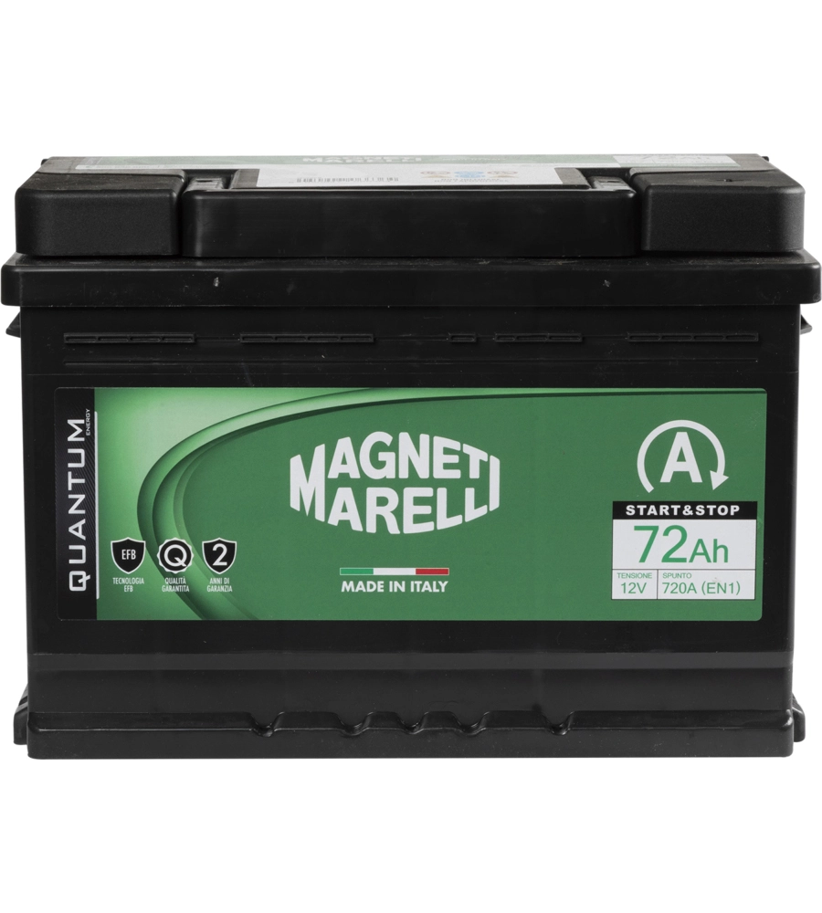 Magneti marelli batteria auto l3 70ah 12v 680a start e stop